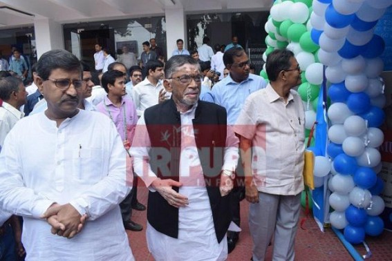 Union Minister Santosh Kumar Gangwar arrives in Tripura 